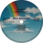 Adamski - Liveandirect (LP, Album) - Image 3